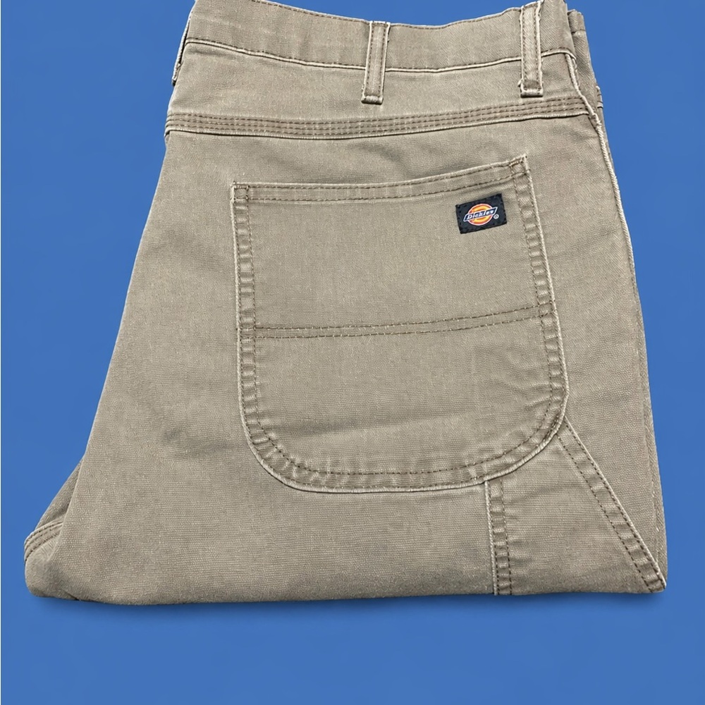 Dickies FLEX Carpenter Work Pants Khaki Tan 38x34 Durable Utility - Picture 3 of 8
